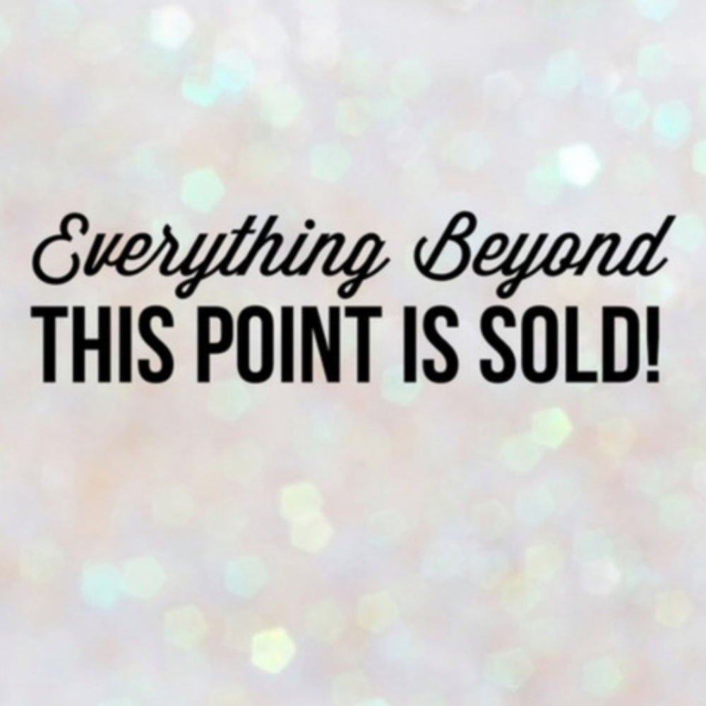 SOLD ITEMS